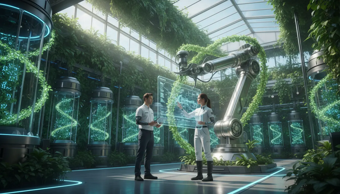 AI Future Human Augmented Plants