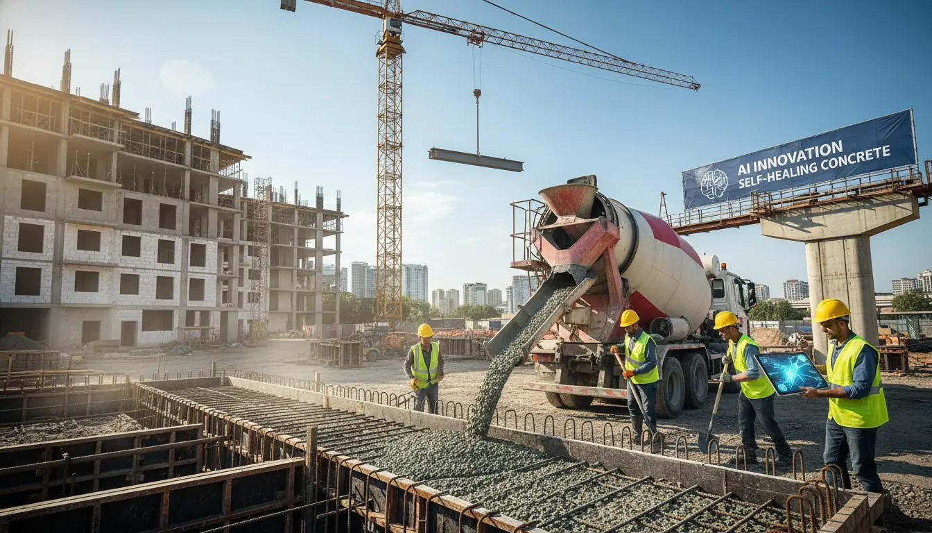 AI Innovation Self Healing Concrete