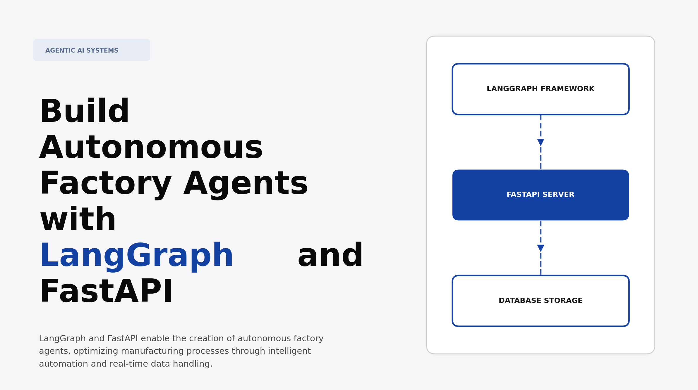 Build Autonomous Factory Agents with LangGraph and FastAPI