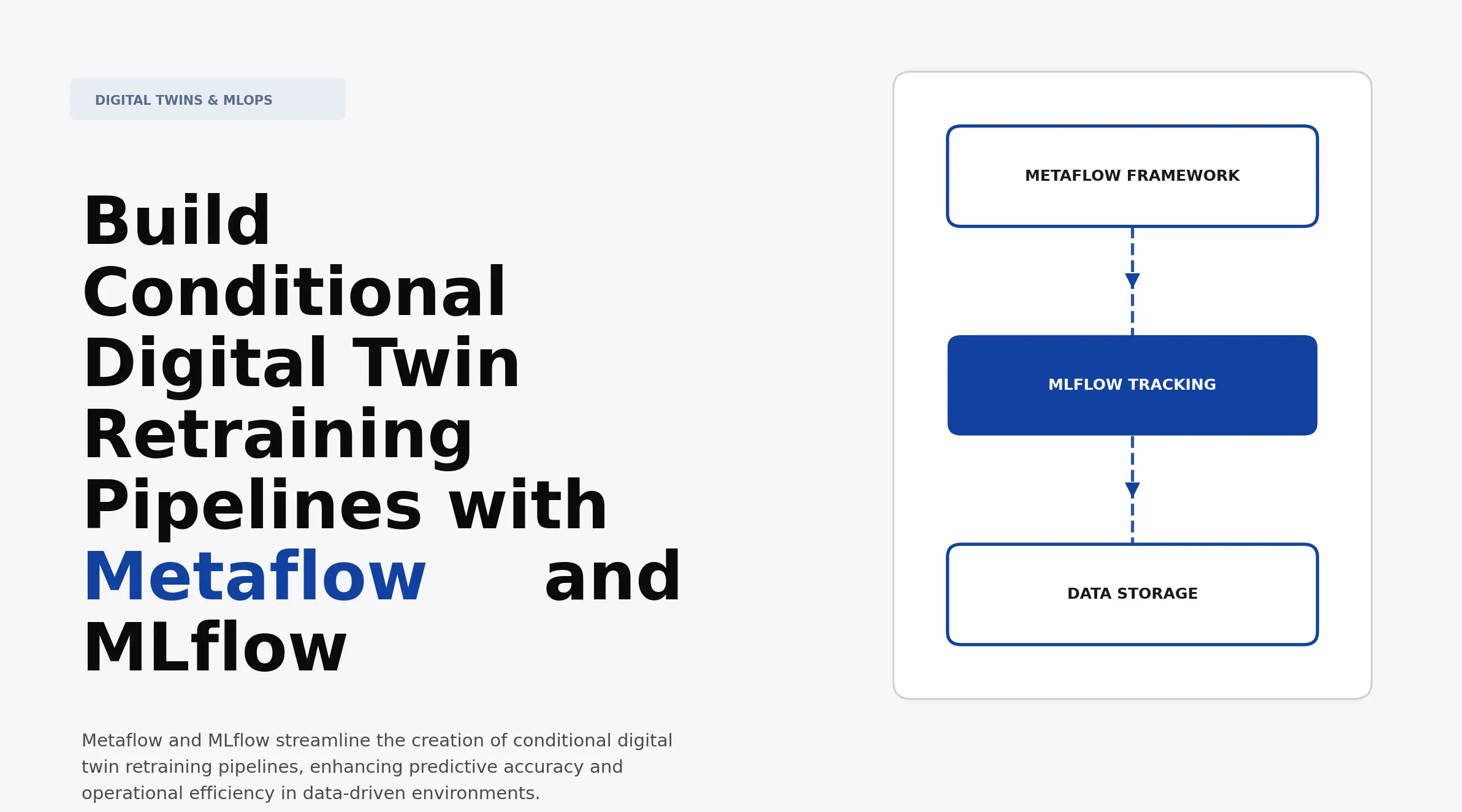 Build Conditional Digital Twin Retraining Pipelines with Metaflow and ...