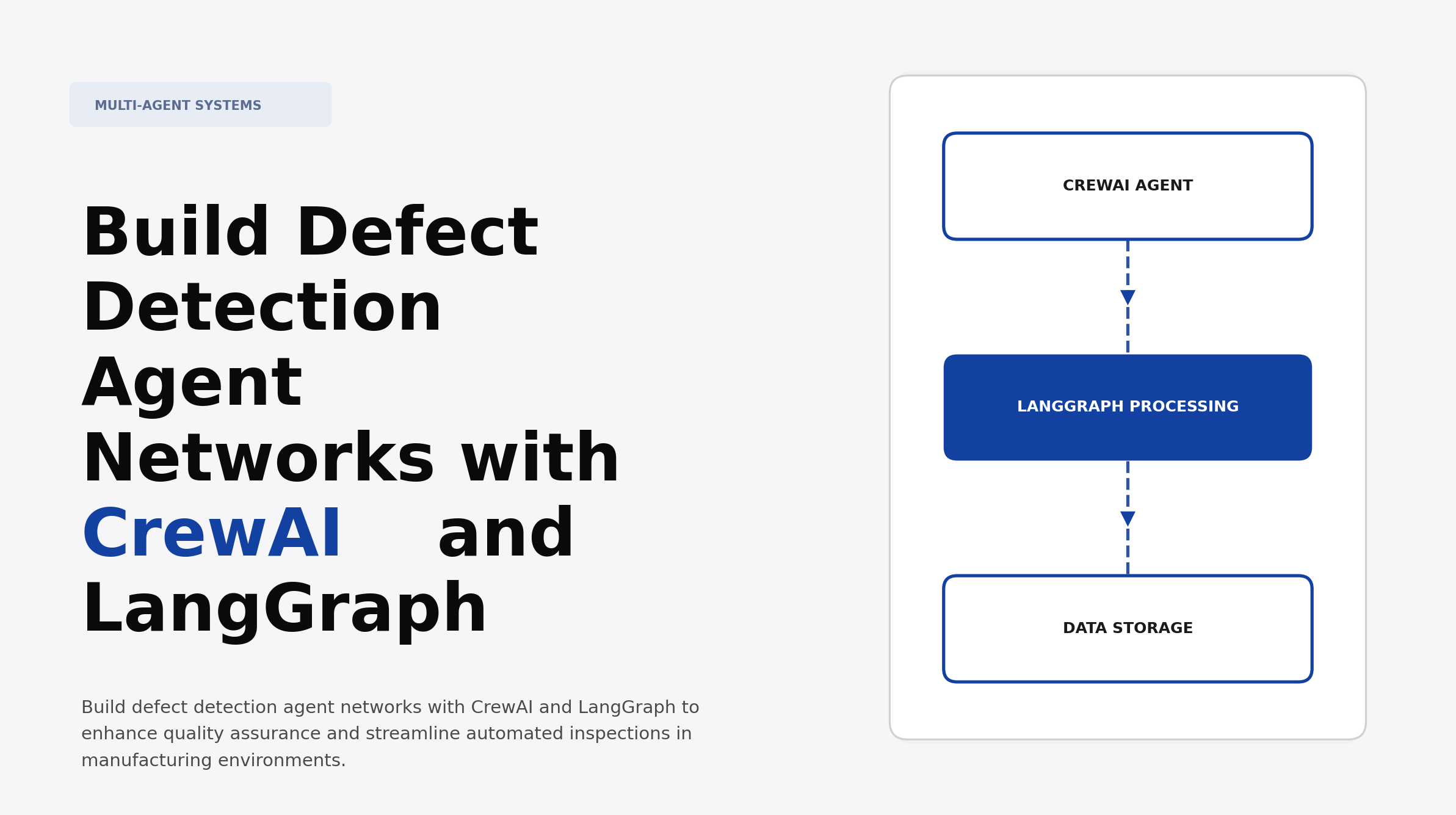 Build Defect Detection Agent Networks with CrewAI and LangGraph