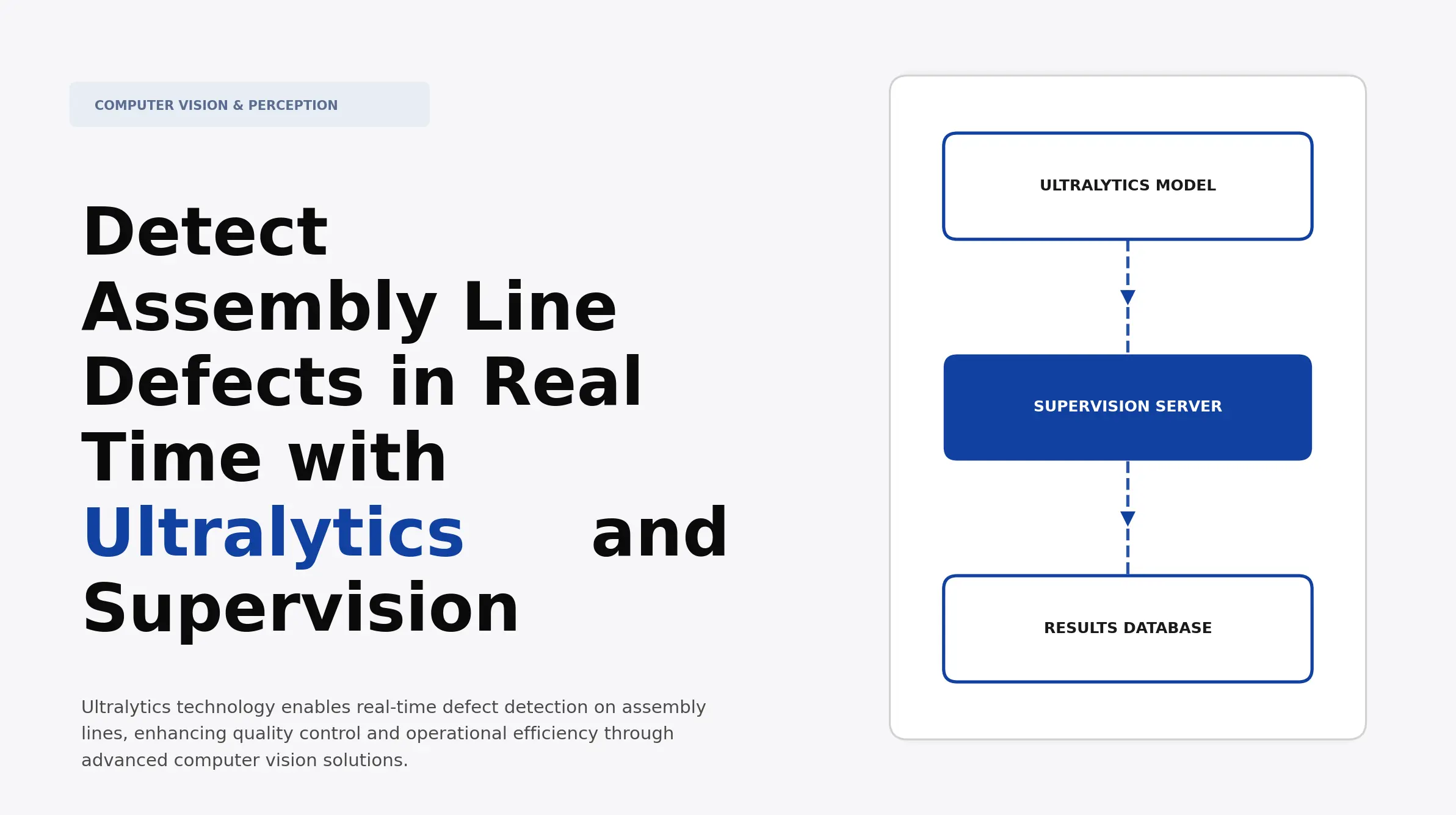 Detect Assembly Line Defects in Real Time with Ultralytics and ...