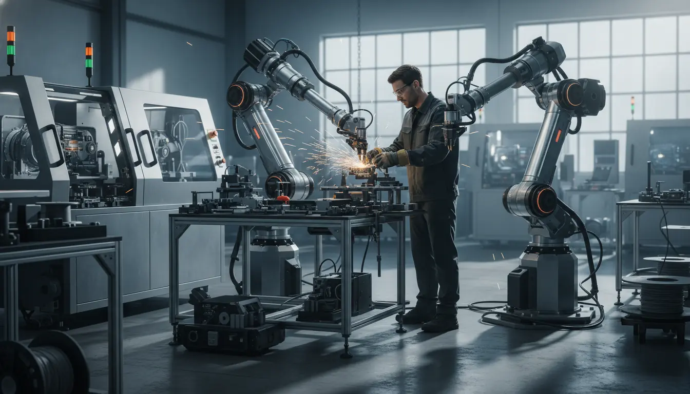 Disruptive AI Factory Human Cobot