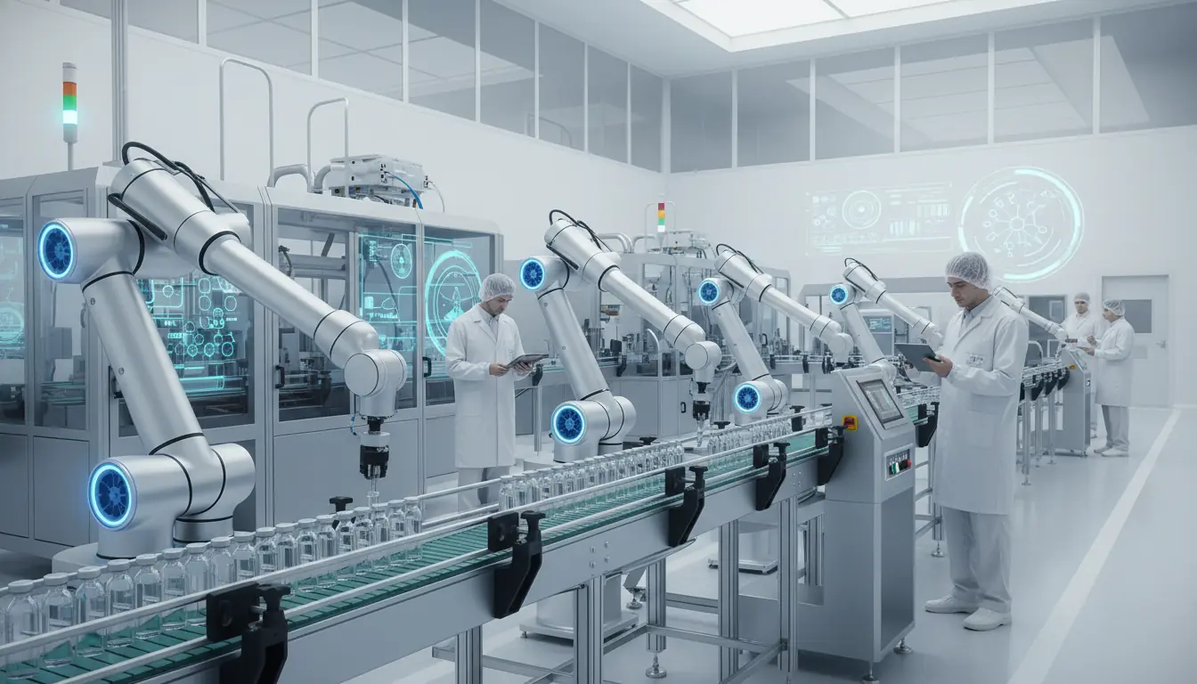 Disruptive AI Manufacturing Pharma Analog