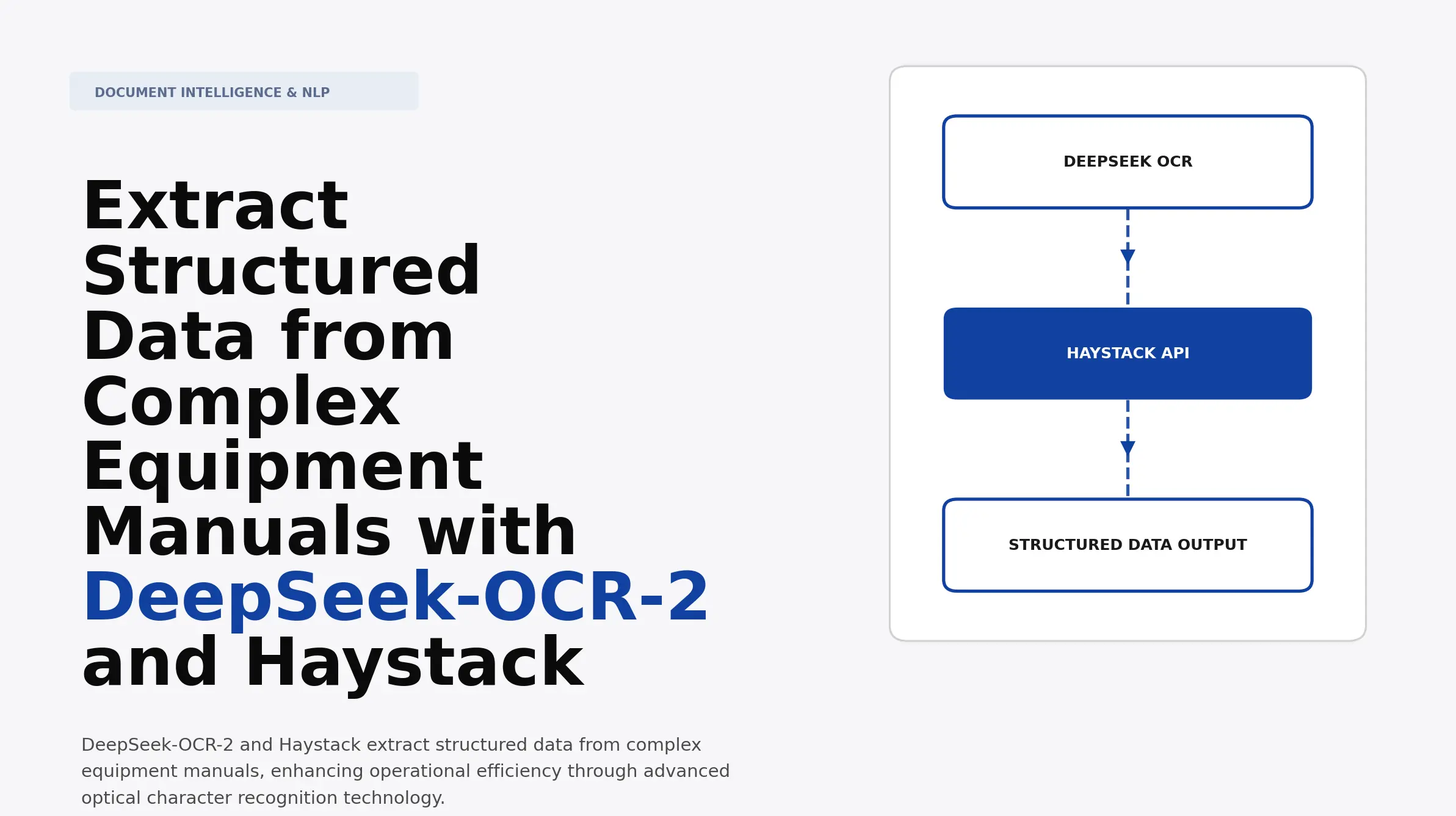 Extract Structured Data from Complex Equipment Manuals with DeepSeek ...