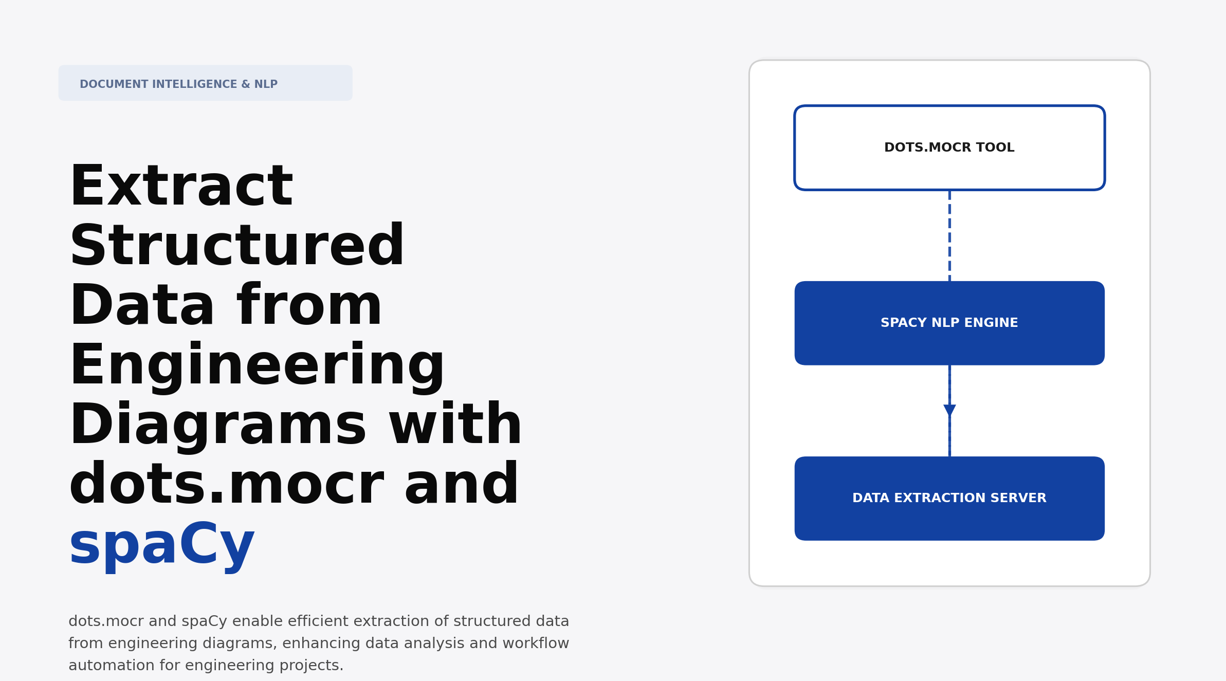 Extract Structured Data from Engineering Diagrams with dots.mocr and spaCy