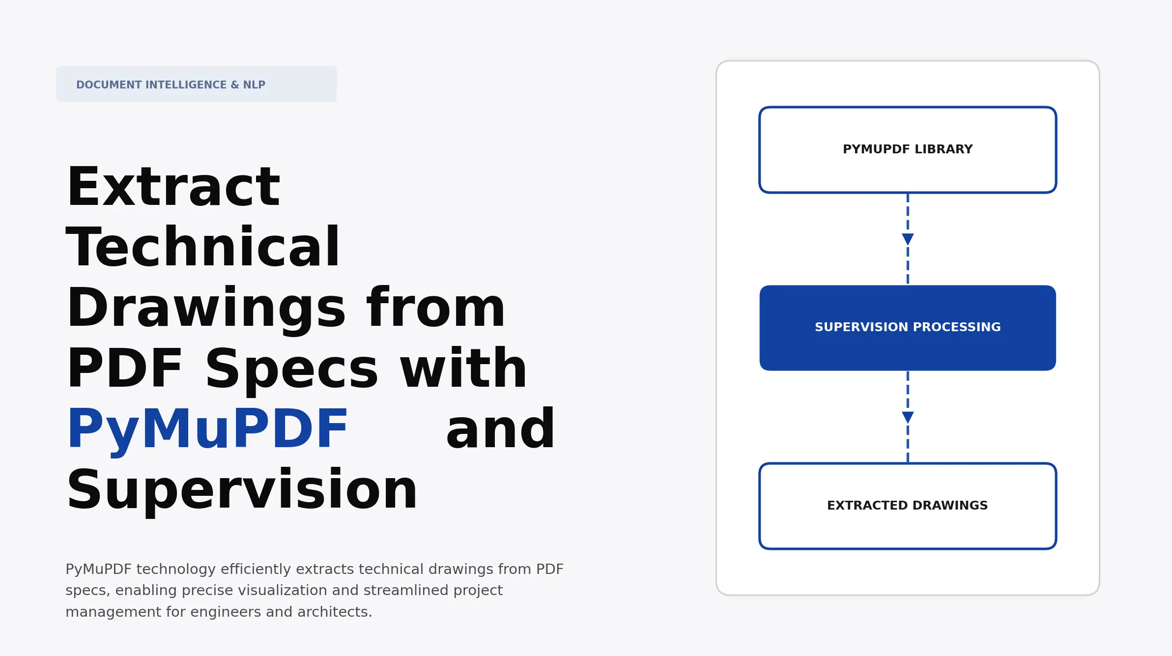 Advanced Project D Drawings.pdf Extract Technical Drawings from PDF Specs with PyMuPDF and Supervision ...