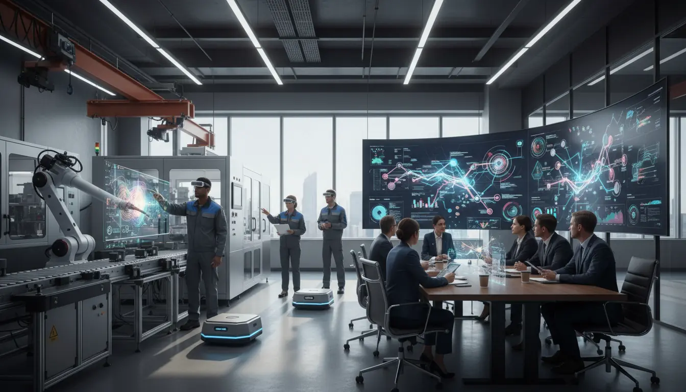 Leadership AI Disruption Manufacturing