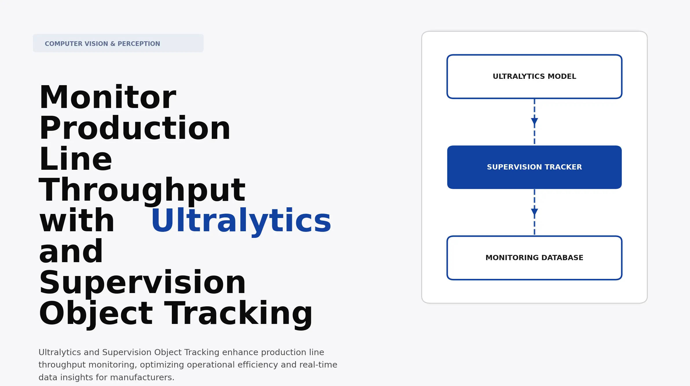 Monitor Production Line Throughput with Ultralytics and Supervision ...