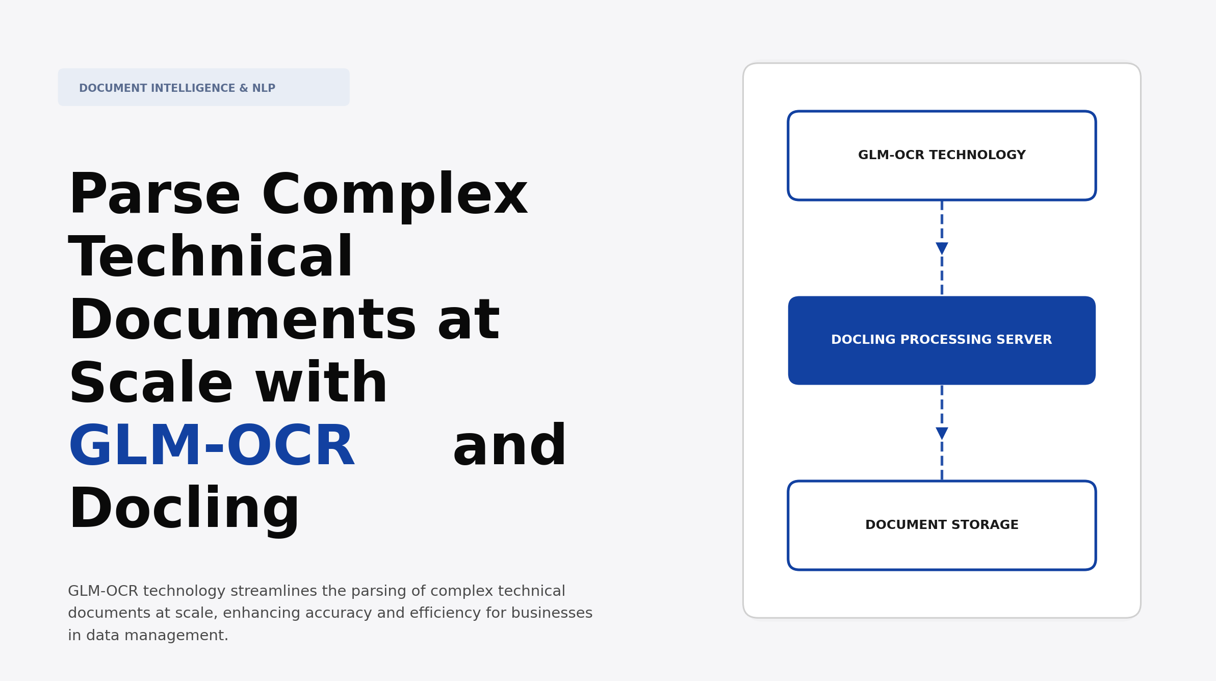 Parse Complex Technical Documents at Scale with GLM-OCR and Docling