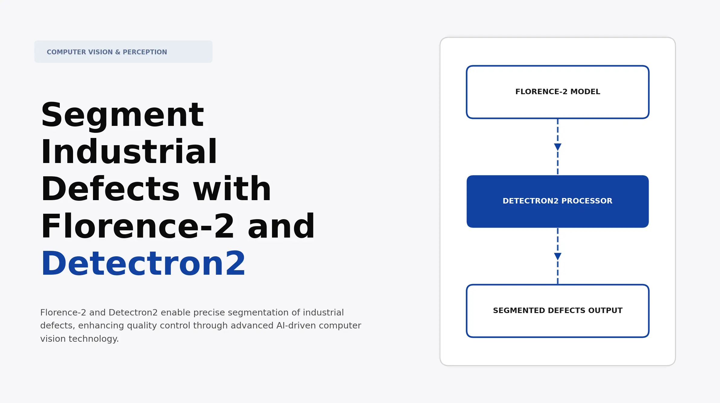 Segment Industrial Defects with Florence-2 and Detectron2 | Atomic Loops