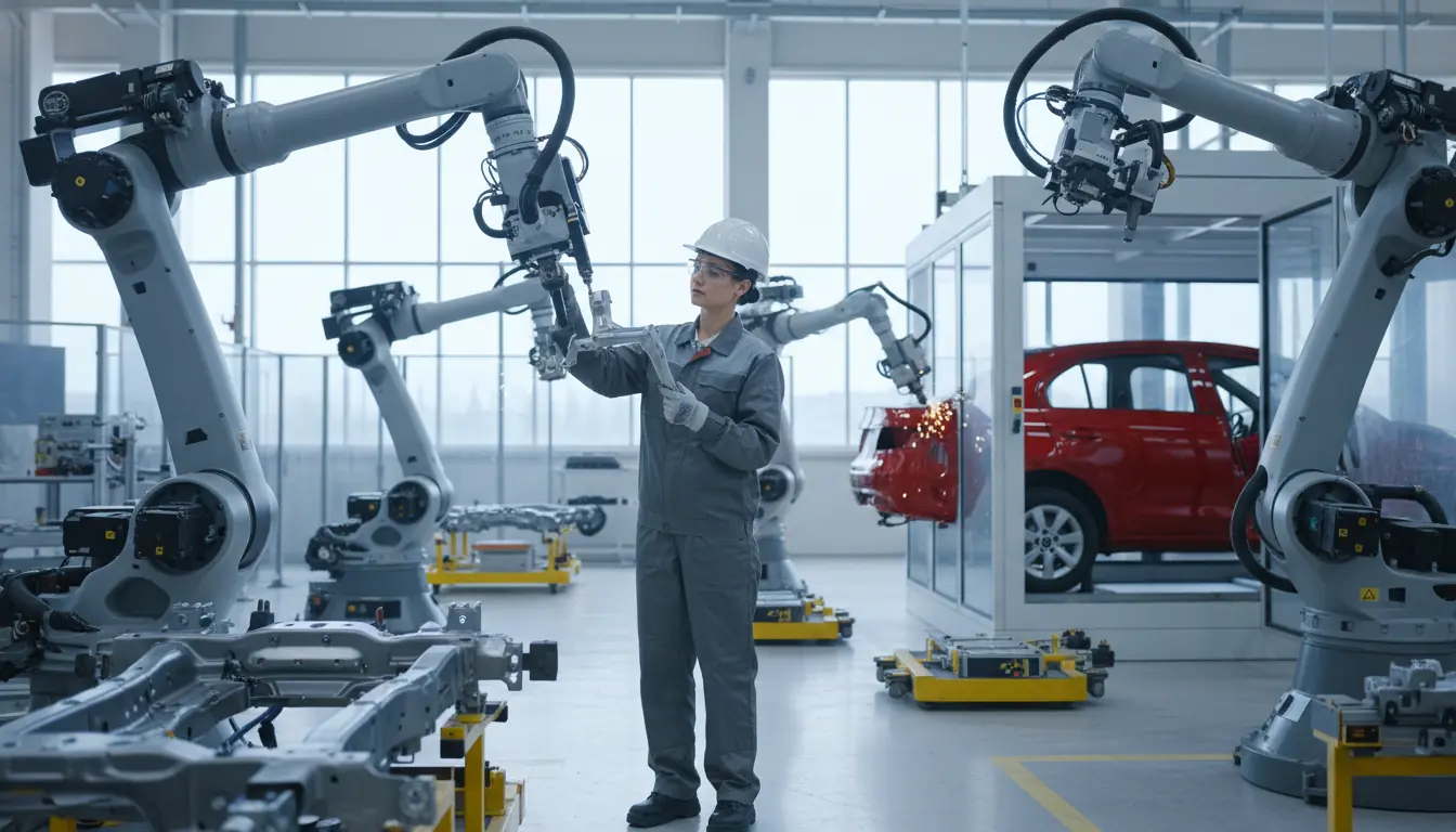 Robotics and AI in Assembly Lines